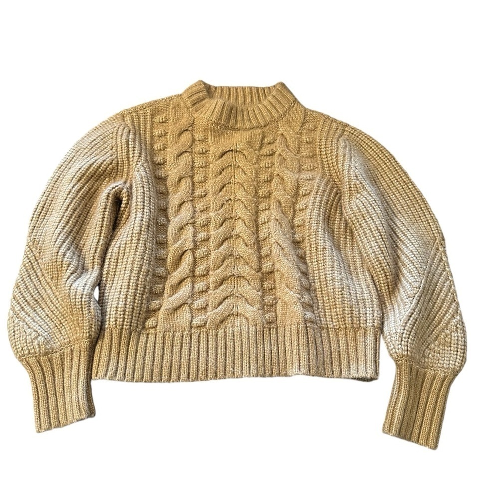 A New Day golden brown knit sweater women's size small